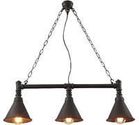 LXYAYY Lustres, éclairage Industriel, luminaires Suspendus réglables en Forme de Tuyau d'eau rétro compatibles avec Les îlots de Cuisine de Ferme, Les Bars et Les Restaurants,