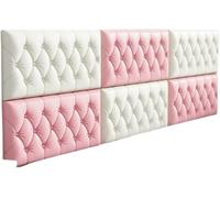 LXYAYY Panneaux muraux autocollants 3D avec finition en cuir amovible pour une protection murale élégante (C, 30 x 60 cm)