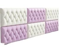 LXYAYY Panneaux muraux autocollants 3D avec finition en cuir amovible pour une protection murale élégante (D, 30 x 60 cm)