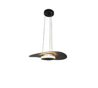 LXYAYY Plafonniers scandinaves à Suspension pour décoration d'intérieur, Lampes suspendues à LED pour Restaurant, Salon, Chambre à Coucher(Black D40CM)