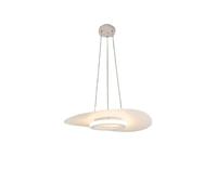 LXYAYY Plafonniers scandinaves à Suspension pour décoration d'intérieur, Lampes suspendues à LED pour Restaurant, Salon, Chambre à Coucher(White D40CM)