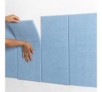 LXYAYY Rembourrage mural anti-collision pour enfants, panneaux muraux anti-collision, rembourrage mural pour salle de jeux d'enfants, convient pour chambre à coucher, jardin d'enfants (bleu, 30 x 60