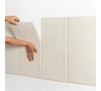 LXYAYY Rembourrage mural anti-collision pour enfants, panneaux muraux anti-collision, rembourrage mural pour salle de jeux d'enfants, convient pour chambre à coucher, jardin d'enfants (blanc, 30 x 60