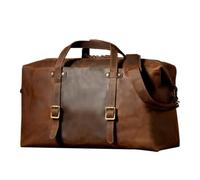 LXYAYY Sac à main en cuir véritable pour homme - Grand sac à bandoulière pour un long voyage
