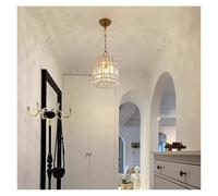 LXYAYY Suspension Cage en Cristal Style rétro Vintage, Style Royal, luminaire E27, idéal pour Un Salon, Une Chambre, Une Salle de Bain, Une Salle à Manger ou Une entrée.