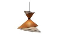 LXYAYY Suspensions, Enceintes, luminaires en Tissu Faits Main, lustres, luminaires de Salle à Manger, éclairage Moderne(Orange)