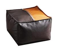 LXYAYY Technologie imperméable Tabouret en tissu Design patchwork Tabouret carré Pouf Coussin de sol Tatami Ottoman Repose-pieds 50 x 50 x 36 cm (A)