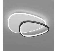 LXYST 28W/35W West Nordic Minimalist Lights 3000-6000K LED Light Fixture 3 Color Dimmable Flush Mount Ceiling Chandelier Living Room Decorative Lighting Fixtures/55 * 4