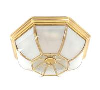 LXYST Ceiling Light Size D630Mm*H180Mm Suitable for Living Dining Study Room Bedroom Corridor Balcony Stairs Path Hotel Restaurant Cbar Library, Bronze