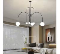LXYST Chandelier en verreçgne métal à Haute visibilité - diamètre 100 cm - Lampe Suspendue hautement Personnalisable pour Salle à Manger, Salon, Cuisine, Chambre