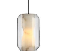 LXYST Chandelier Lucite Nordic Living Room Dining Bedroom Bar Lamp Noir Crystallin x 30 cm