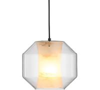 LXYST Chandelier Lucite Nordic Living Room Dining Bedroom Bar Lamp Noir Crystallin x 30 cm