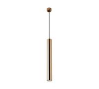 LXYST Chandelier Moderne 3W Long Tube Pendentif léger, Aluminium Cylindre Minimaliste Lampe, lumière Neutre pour îlot de Cuisine, Salle à Manger, Restaurant, Chambre, Chevet, Plafond Droplight (Whit