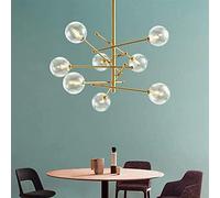 LXYST Créateur Bien Fait forgé en Verre moléculaire Salon Couloir Corridor Villa Porche Tige de lumière 76 cm Beau