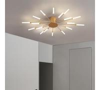 LXYST Dimmable Chandelier Light with Remote Control - Black, Perfect for Bedroom, Living Room, Kitchen and Dining Room Interior Decorations