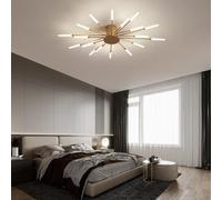 LXYST Dimmable Chandelier Light with Remote Control - Black, Perfect for Bedroom, Living Room, Kitchen and Dining Room Interior Decorations