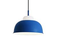 LXYST Fashionaron luminaires Semi-circulaires l'ombre Aluminium Moderne élégance en métal Lampe Suspendue Couleur Base Plafond industriels compatibles avec Le Salon de la Cuisine/blu