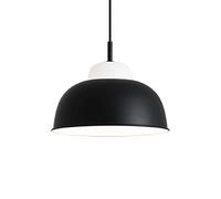 LXYST Fashionaron luminaires Semi-circulaires l'ombre Aluminium Moderne élégance en métal Lampe Suspendue Base du Plafond Industriel Compatible avec Le Salon de Cuisine/Couleur