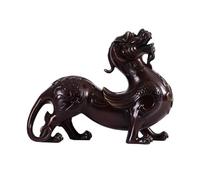 LXYST Feng Shui Table Statue Luxury Copper Fortune Ornement Chinois Décorations de Maison Salon Entrée Ourse Opening Housemarming Gift Collection Bouddha Decoration (Couleur: Brune Gauche, Taille: M