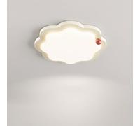 LXYST Floral Boy Girl's Flush Mount Light Fixture Nordic Creativity Flower Kids Ceiling Lamp Minimalist Mid Century Bedroom Chandelier for Nursery Kindergarten Living Room
