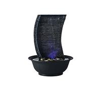 LXYST Fountain Resin Rockery Fountains Cascade Feng Shui Haterscape Bureau Artisanat Home Décor Détente Fountaine de Table intérieure (Couleur: B)