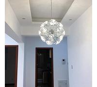 LXYST Glace Étoile Cristal Chandelier Elegant Suspension Lamp for Living Room Dining Area Perfect Aesthetic Compatibility