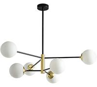 LXYST Glass Chandelier Living Molecular Lamps Atmosphere Light Lighting Room Restaurant Lighting/a/6Light