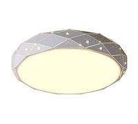 LXYST Grey Classic Stylish LED Ceiling Lamp, Home Use Bedroom Living Room Balcony Study Decorative Lamps