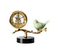 LXYST Horloge Table Cloque Mode Salon Home Silent Creative Bird Ornements Corloge de Bureau