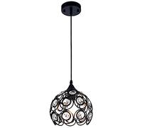 LXYST K9 Crystal 3-Lights Ceiling Light Bedroom LED Hanging Lamp Metal Island Lighting Hallway Clight Fixtures-Disc,Chandelier/a