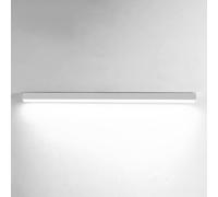 LXYST Linear LED Light White Lamp Lighting Fixture Long Strip Close to Ceiling Lights for Bedroom Kitchen Dining Room Cloakroom Hallway/6000K/80Cm