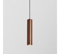 LXYST Lumière en Bois Salle Bain Minimaliste LED Plafond Lampe Suspendue l'éclairage Rustique Vintage Chandelier linéaire pour Chambre à Manger îlot Cuisine Couleur de Noix / 6000K