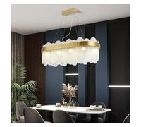 LXYST Lustres, Salon Moderne Chandelier Plafond Lampe Pendante Hotel Crystal Light (Ovale L100CM)