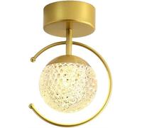 LXYST Mid Century Globe Hallway Aisle Light Minimalistd Kitchen Ceiling Lamp Fixture Nordic Creativity Metal Bedroom Chandelier for Balcony Living Room Stairs Entrance Hall
