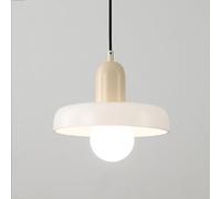 LXYST Mid Century Light Kitchen Island Over Sink White Orange Green Glass Vintage Farmhouse Industrial Chandelier for Dining Room Table Bedroom Bathroom Restaurant Bar Cafe/White/Beig