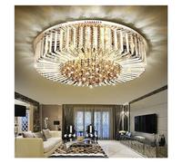 LXYST Mural Chandelier Moderne K9 Crystal LED Places Lignes PLAGES PLAQUES Maison ÉCLAIRAGE du COURTAGE Salle CLASET ENTRÉE, FIXIRS ÉCLAIRES Couleur D100 * H35 avec télécommande