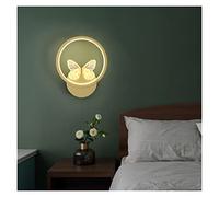 LXYST Murale LUMBRE Luxe Net Rouge Red LEMPE LEMPORT Salon Mur Lampe DE CRESTION, S, carré doré 27 (Gold Circular 27cm Light Warm)