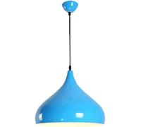LXYST Pendre Couleur Moderne tête Unique personnalisé de Mode personnalisés lustres industriels Modernes, (blu, 11,0 Pouces)