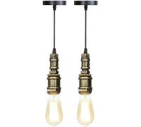 LXYST Plafond Pack Retro Industrial Pendant Light, Pipe d'eau à Steampunk E- PLADANT PLENDANT DE PLADE - PROSITION SEUX DÉCORATIV
