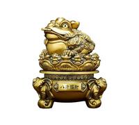 LXYST Sculpture Home Decor Dining Table décor Feng Shui Frog Coin Chinois Charme Tapurine Figurine Fortune Lucky Wealth Decoration Bouddha