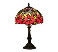 LXYST Style Lampe Fleurie Antique 10 Pouces Tableau Chambre Vintage à côté des Lampes de Table Basse du Bar d'étude