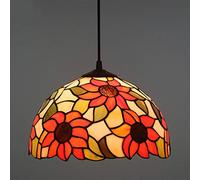 LXYST Style Pendants Lights Sun Flower Treated Gerning Plafond Lamp Lighing for Living Dining Room Kitchen, B, F