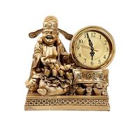LXYST Table Dieu la Richesse Ornement Home Salon Horloge de Bureau