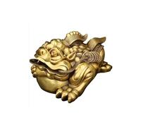 LXYST Table Feng Shui Money Frog Statue Office House Caming Coin Lucky Chinese Charm pour Prosperity Home Bouddha Decoration (Taille: XL)