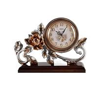 LXYST Table Mode rétro Salon Home Desktop TV Armort Ornaments Desk Clock Horloge de Bureau (Couleur: Chiffres Arabes)
