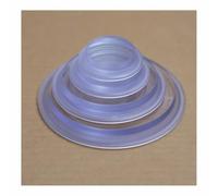 LXYTT Bouchon Transparent Tri Clamp, 1,5"/2"/3"/4" TC Tri Clover, Embout Transparent, Voyant en Polycarbonate, 1 Pièce(2TC)