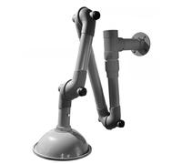 LXYTT Hotte D'extraction, Hotte D'aspiration Universelle De Laboratoire Bras D'aspiration 1 Pièce(Silver,Wall-Mounted)