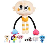 LXYYDS Dandy Horror Game Plush, Dandy Flower World Plush Toy, Dandy Plush Pillow Doll, Dandy Plushies Toy, Dandy World Plush, Cartoon Plush Toys, for Kids and Adults (Yellow)