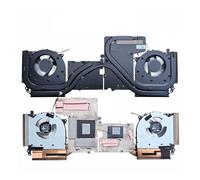 LXZNRQU Compatible for Lenovo, Legion 5-15ACH6H 82JU 5H40S20310/1/2 Ventilateur De Refroidissement CPU GPU for Ordinateur Portable avec Dissipateur Thermique