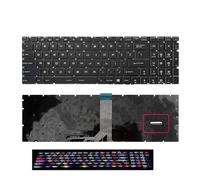 LXZNRQU Compatible for MSI, GP65 GL75 GF75 GE75 GS75 GP75 GT76 Leopaed 9SD Clavier D'ordinateur Portable(with RGB Backlit)